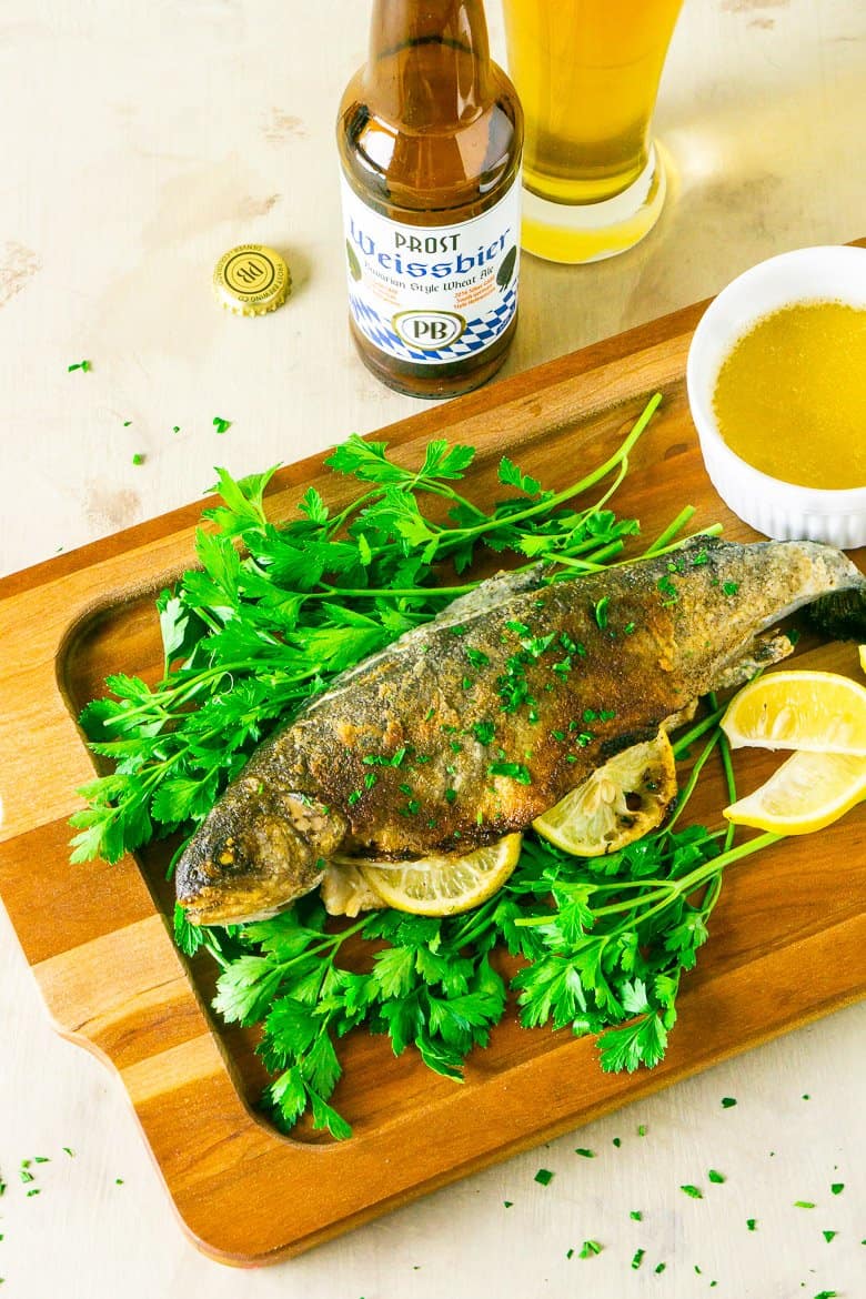 pan-fried trout