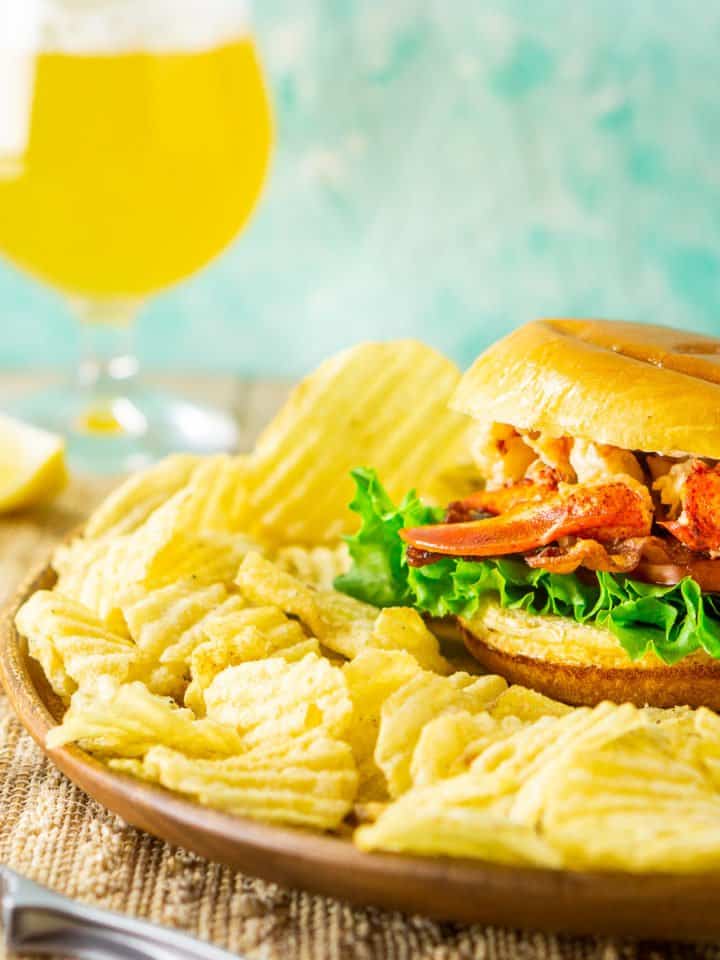 Minted Lamb Burgers With Tzatziki Sauce Burrata and Bubbles