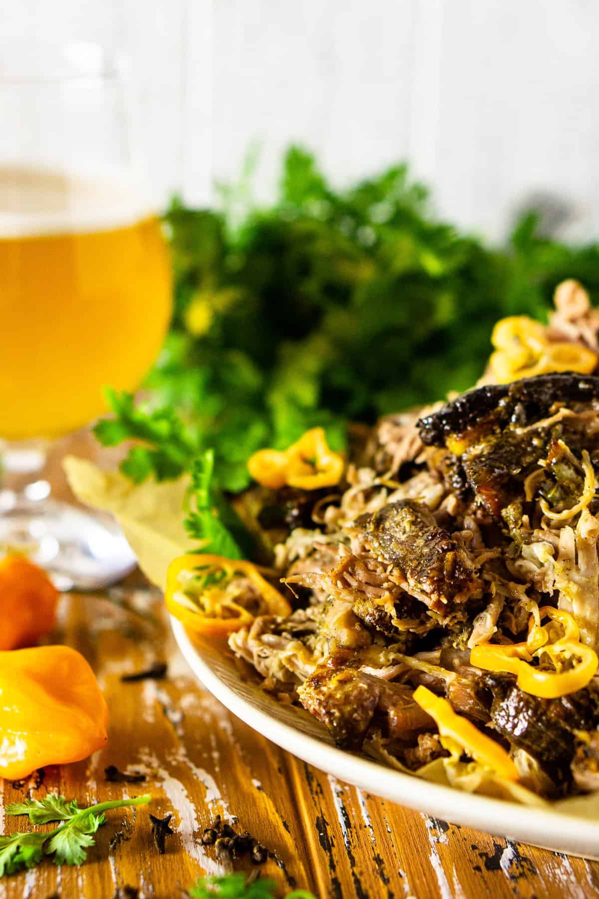 Jamaican Jerk Pork Shoulder (Oven and Slow Cooker Instructions