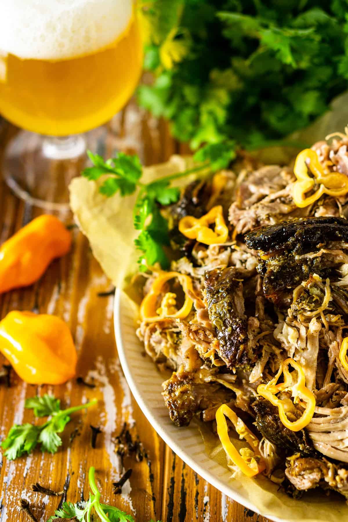 Jamaican Jerk Pork Shoulder (Oven and Slow Cooker Instructions