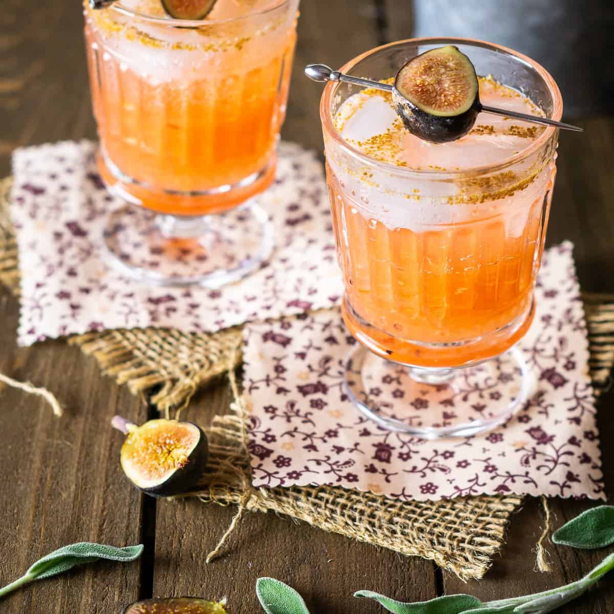 Sage + Fig Cocktail