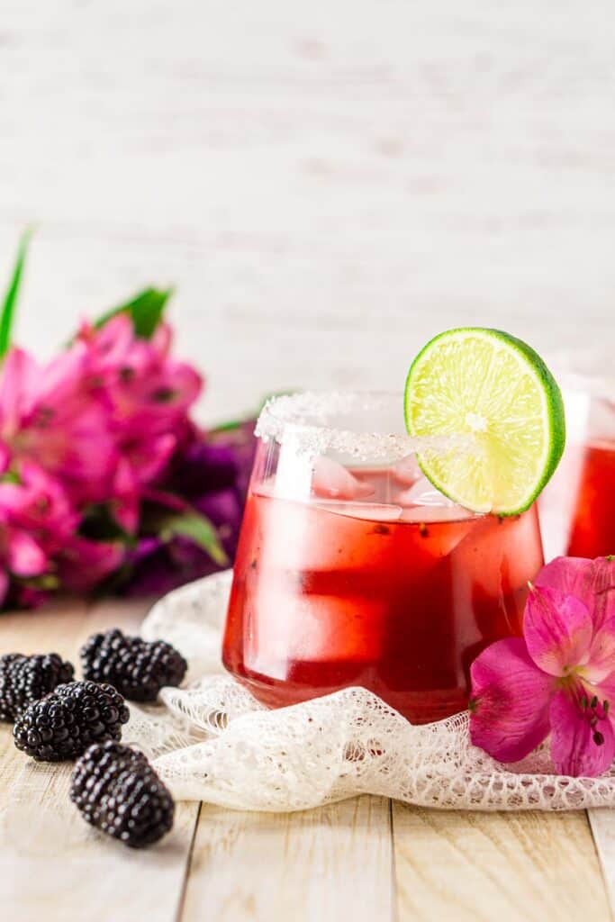 Fresh Blackberry Margarita - Burrata And Bubbles