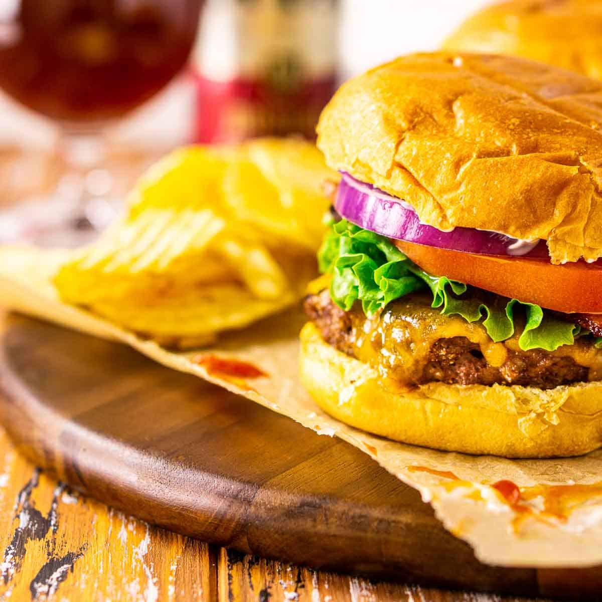 All American Grilled Burgers - Hey Grill, Hey